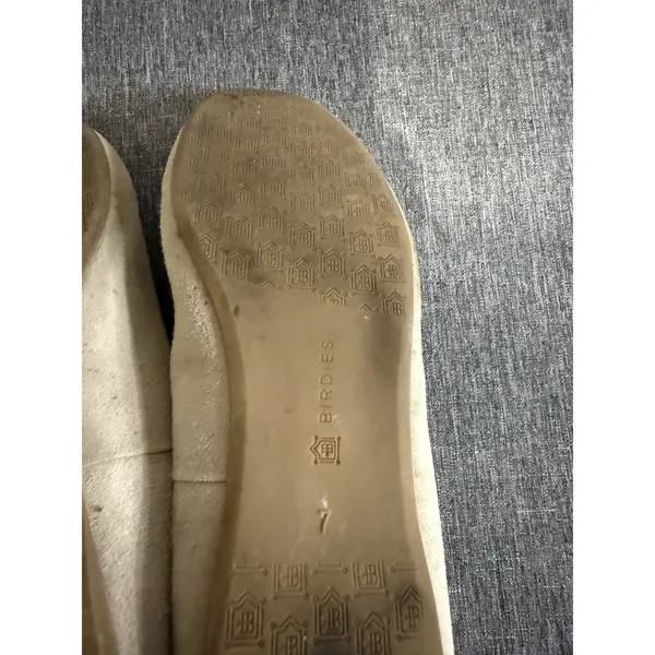 Birdies Womens The Starling Suede Leather Slip-On Shoes Size 7 Latte - Image 5