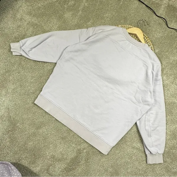 Lululemon Perfectly Oversized Crew Neck Sweatshirt Cotton Terry Lavender Dew 6 - Image 7
