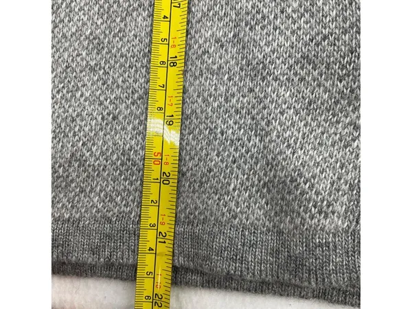 ITALY MADE BENEDETTAB. wool grey cashmere jumper sweater s bust from32 to 42in - Image 7
