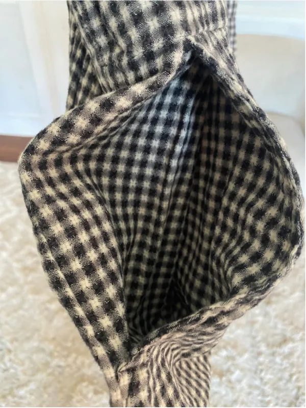 Old Navy Gingham Midi Dress Cottagecore Prairie Milkmaid Picnic Coastal Country - Image 4