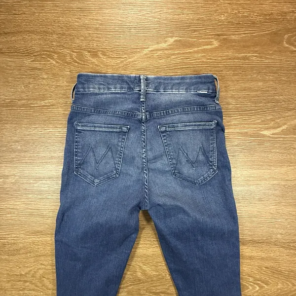 Mother Women's High Waisted Looker Ankle Fray Jeans 26 Lure Me In Skinny - Image 12