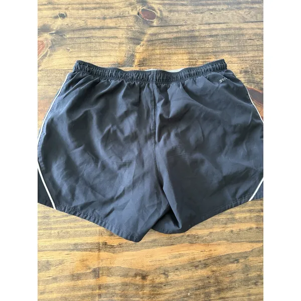 Nike Dri-Fit Lined Athletic Shorts Womens Stretchy Drawstring Small Black - Image 4