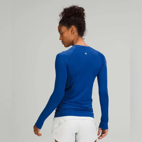 Lululemon Swiftly Tech Long Sleeve Shirt 2.0 Symphony Blue / Symphony Blue $78 - Image 2