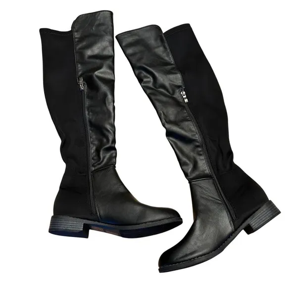 Catherine Catherine Malandrino Faux Leather Knee High Tall Boots Size 9 NWOT - Image 2