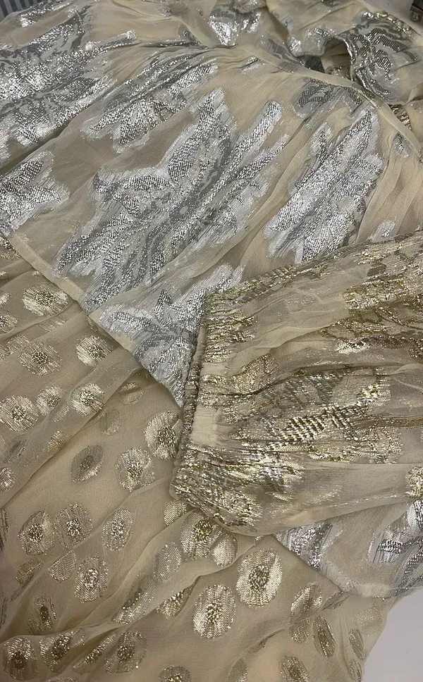 Holiday Metallic Sparkly Mini Dress - Image 3