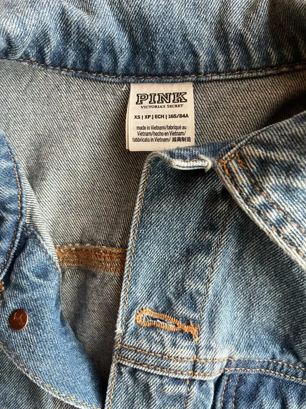 PINK Victoria's Secret Denim Jacket - Image 4