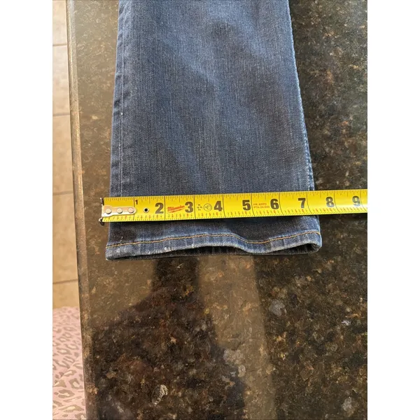 Big Star Nina Jeans Sz 30L Long‎ Dark Denim Distressing Straight Leg Western - Image 12