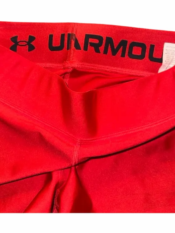 Under Armour Women’s Red Athletic Compression Shorts - Image 3