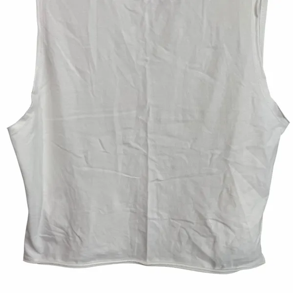 Free People Movement Hot Shot Muscle Tank Top White Women's Size Large - Image 5