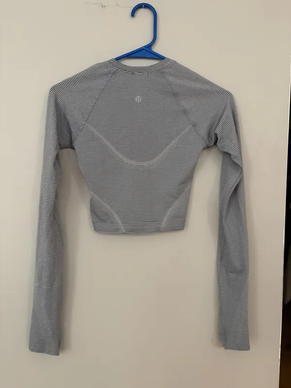 Lululemon crop swiftly long sleeve top 2 - Image 2