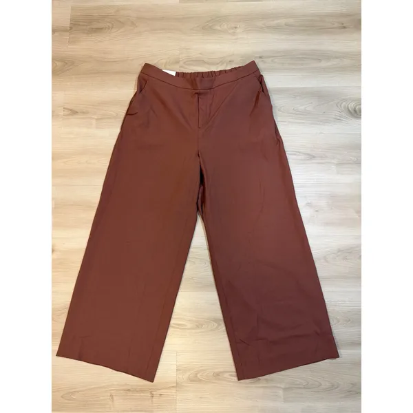 Banana Republic Hayden Wide-Leg Pant Brown 16 Womens High Rise NEW - Image 4