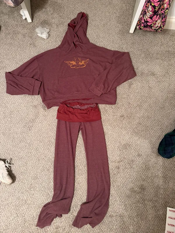 Boys Lie Brown Hoodie and pant set  - Image 2