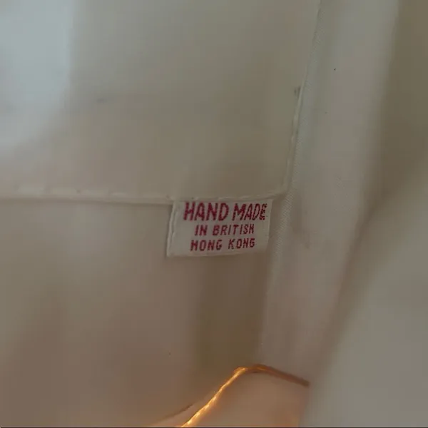 Non Signe Handmade Creme/White Bridal Beaded Clutch Made in Hong Kong - Image 6