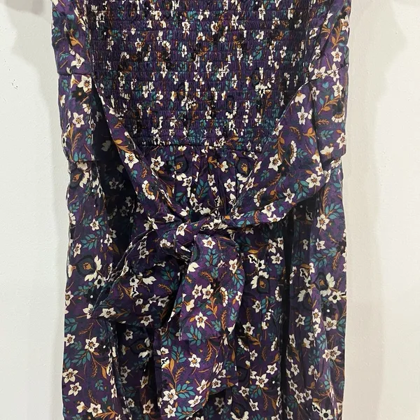 NWOT Band Of The Free Purple Floral Coraline Mini Dress Size Medium - Image 5