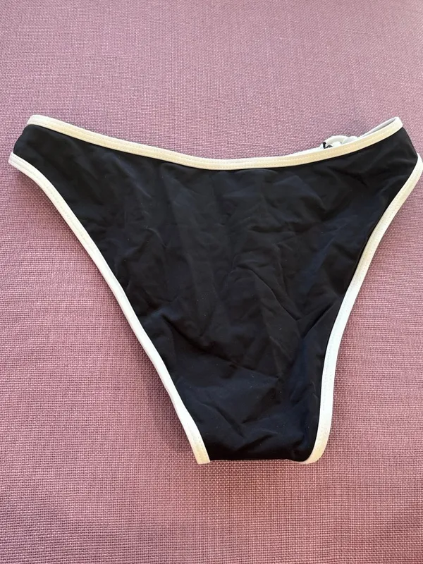 Solid & Striped Alden Bikini Bottoms in Black Small Womens Swimsuit - Image 7