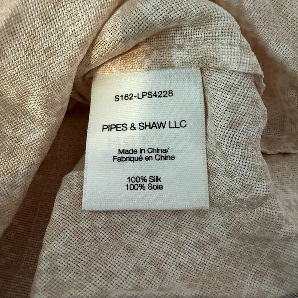 Veronica Beard Silk Blouse‎ Sz 8 Pink Blush Nordic Loop Buttons Quiet Luxury EUC - Image 8