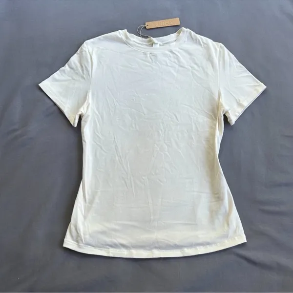 NWT SKIMS (B8) Cotton Jersey T-Shirt in Marble Size XS - Image 3