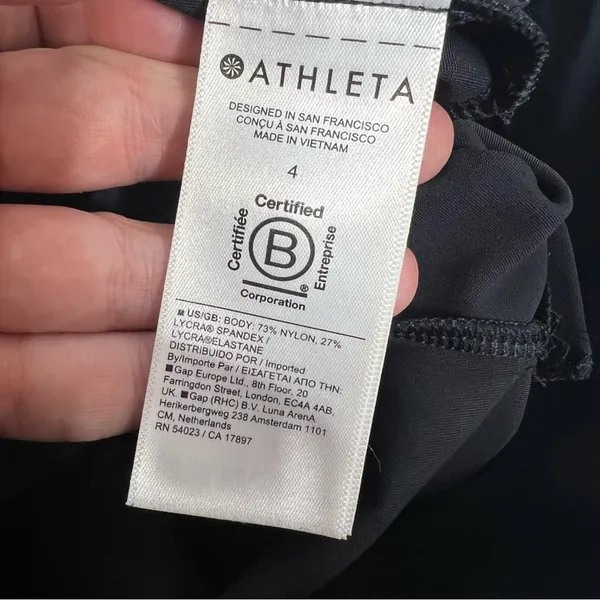 Athleta Stella flare trouser black sz 4‎ - Image 8
