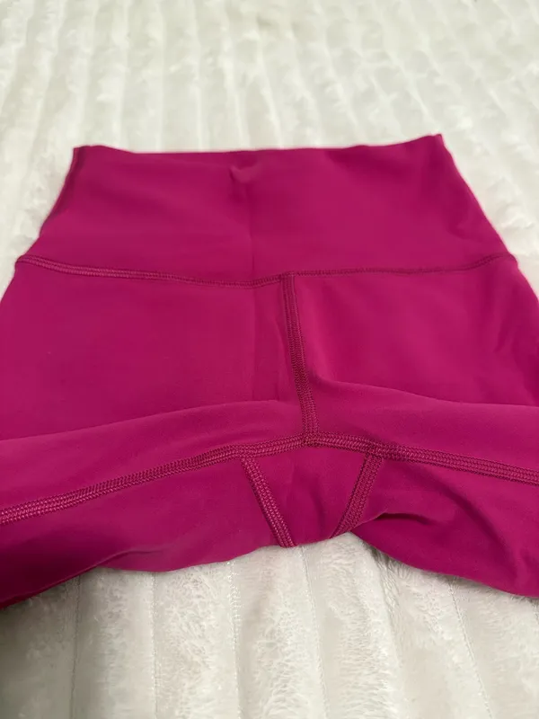 Lululemon Women's Wunder Train High Rise 25" Ripened Raspberry, Size 2 - Image 4