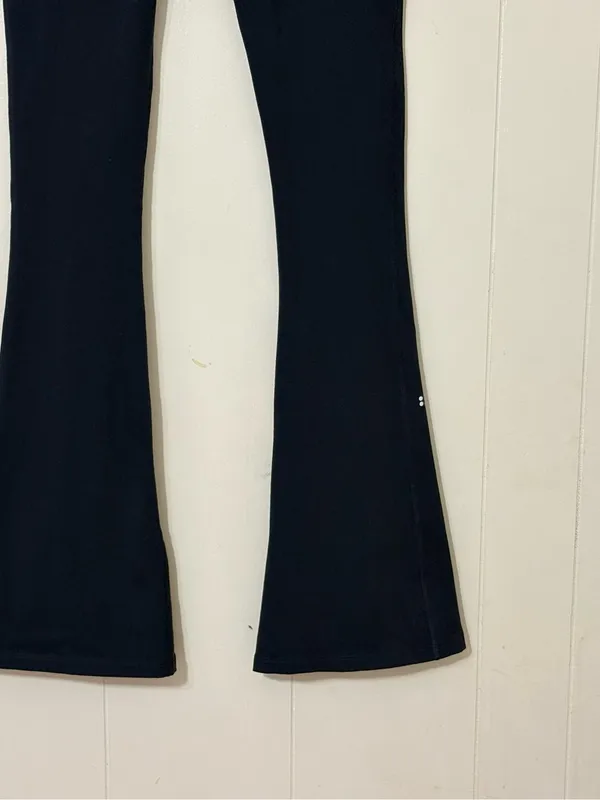 Splits59 Raquel High Waist Flared Leggings Indigo Navy Size M - Image 5