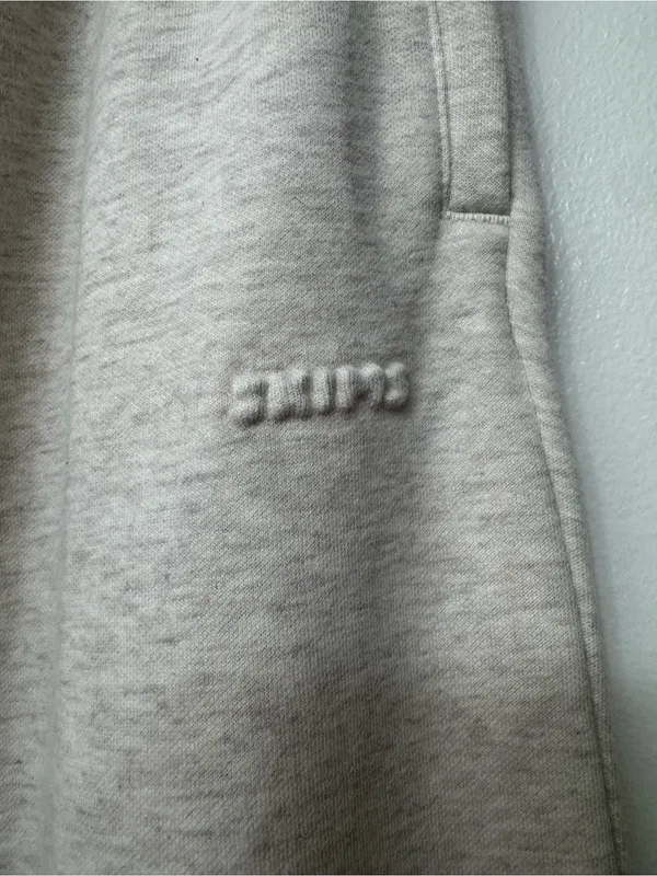 NWT Skims Cotton Fleece Straight Leg Pants | Cozy Lounge Sweatpants | Casual - Image 3