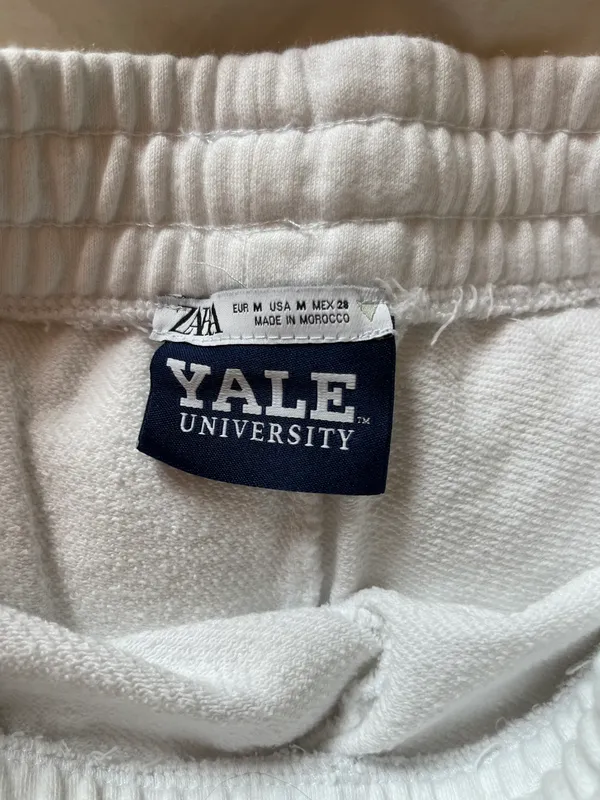 Yale University White Shorts - Image 2