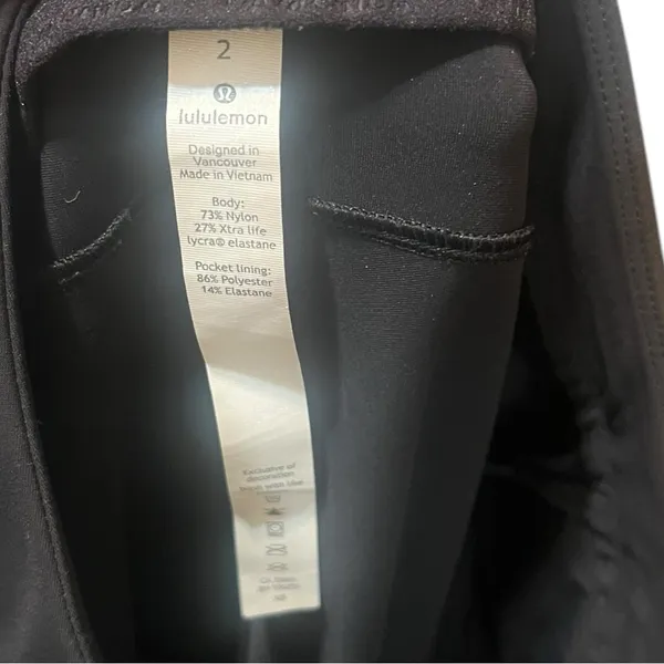 Lululemon On The Move Lightweight Black Pants size 2‎ - Image 13