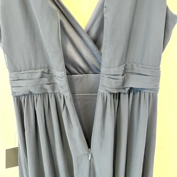 Lulus Thoughts of Hue Surplice Sleeveless Navy Blue Maxi Dress Bridesmaid Formal - Image 9