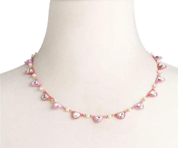 NWT Betsey Johnson Heart Station Necklace - Image 3