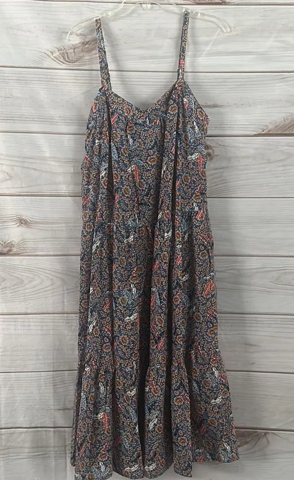 Tiered A Line Cotton Dress - Image 5