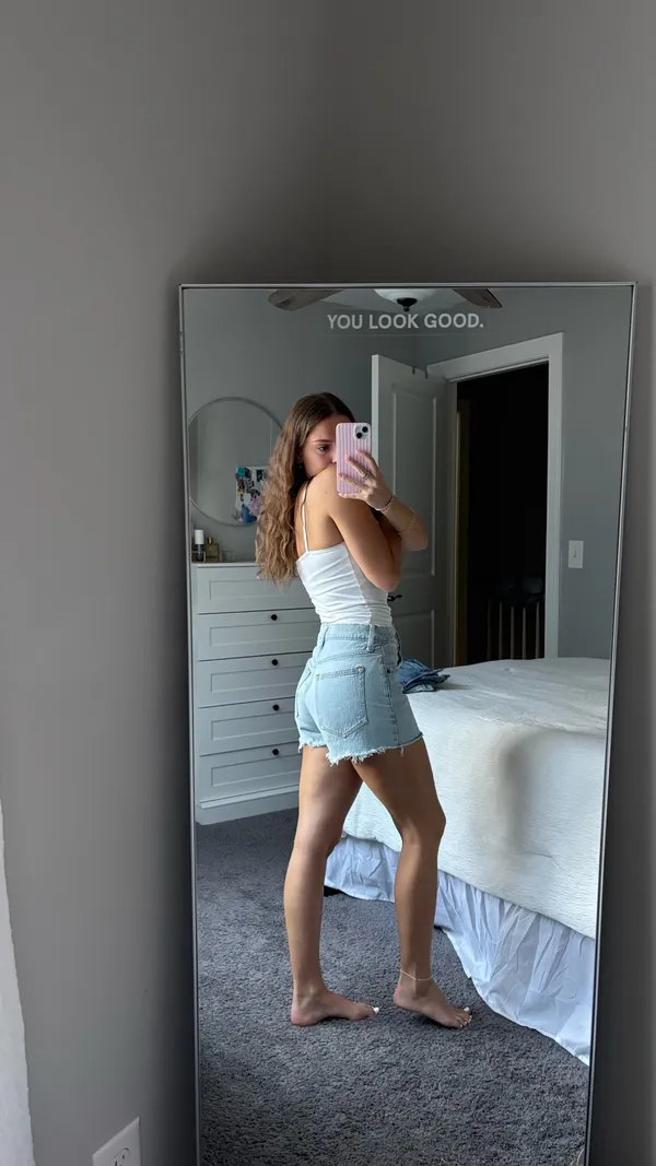 Abercrombie The 90s Relaxed Cut-Off Shorts - Image 2