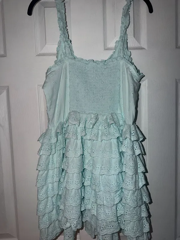 Altered State baby blue ruffle dress - Image 4