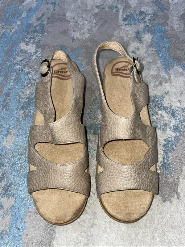 Dansko Leather Clog Sandals Size 41 (10.5-11 US) - Image 6