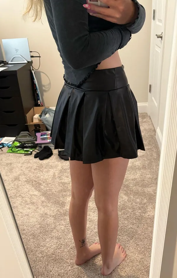 Spencer’s leather skirt Black Size M - Image 5