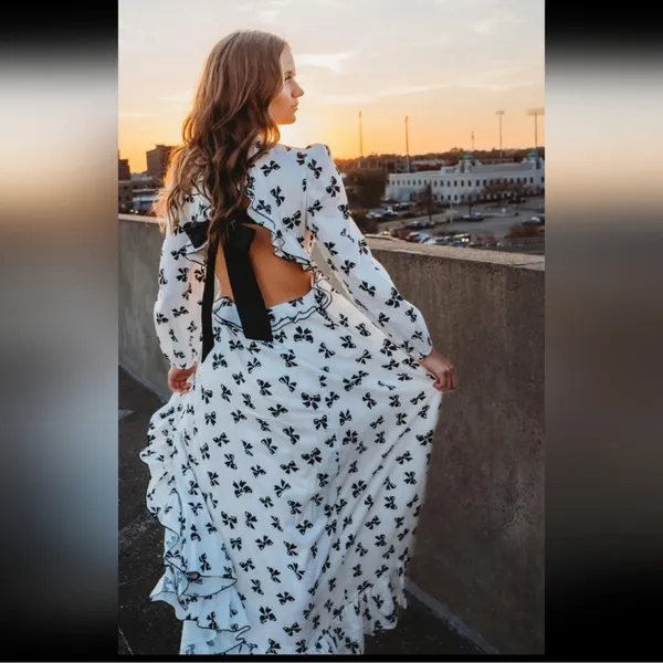 Sister Jane Brooklyn Bow Maxi Dress - Image 2