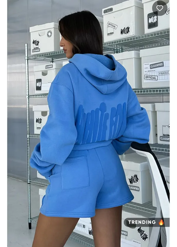 White fox hoodie - Image 2