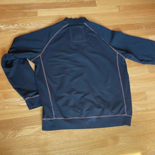 Tommy Bahama Black 1/4 Zip Pullover Sweatshirt Men’s Large Cotton Blend - Image 7