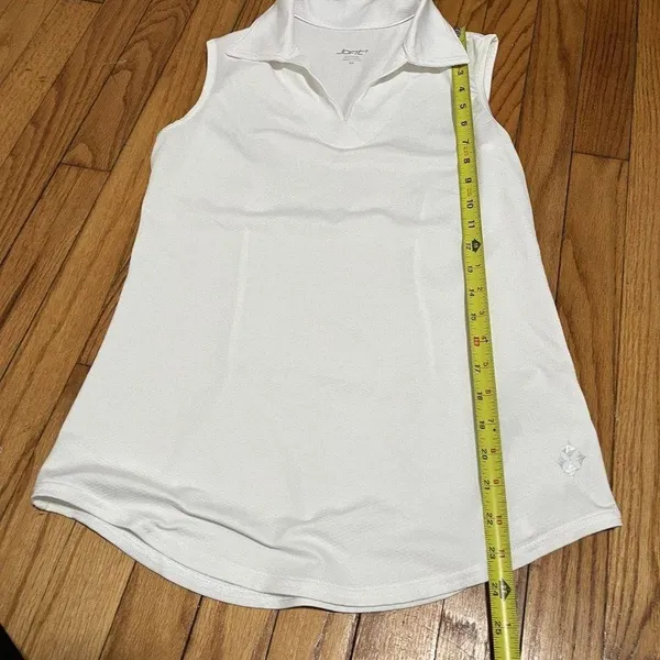 Jofit White Sleeveless Golf Polo Size XS - Image 4