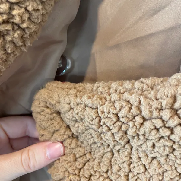 Sherpa Teddy Coat Size XS - Image 4