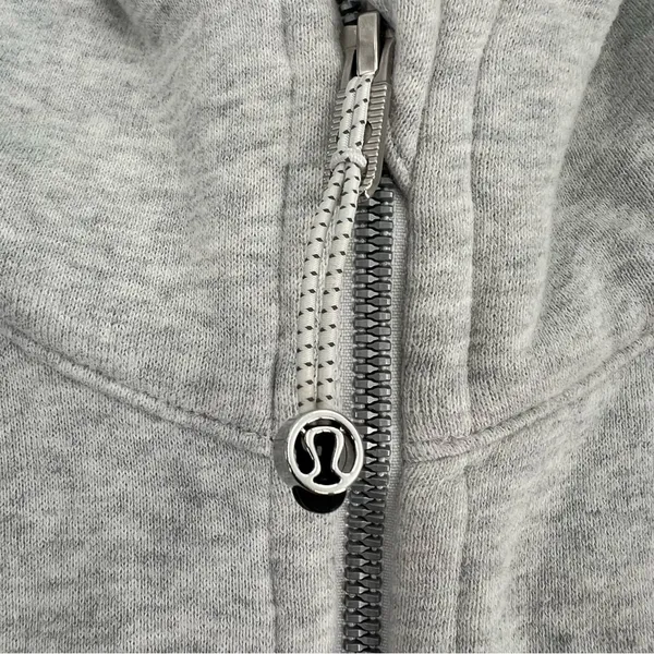 Lululemon‎ Scuba Oversized Half-Zip Hoodie M/L heathered gray - Image 7