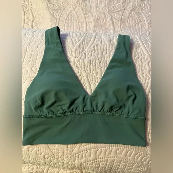 lululemon athletica Deep V Bra in Soft Green - Image 3