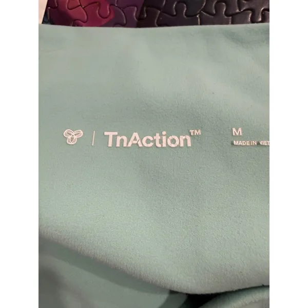 Tna TnAction Women Mint Green High Waisted Biker Shorts Size M Athletic Yoga‎ - Image 5
