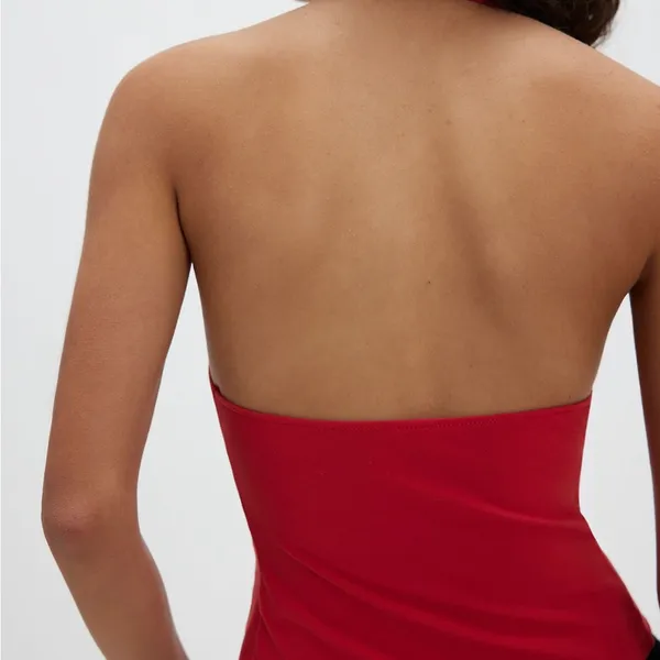 Free People Still‎ Here Red Camisole Top Size S - Image 2