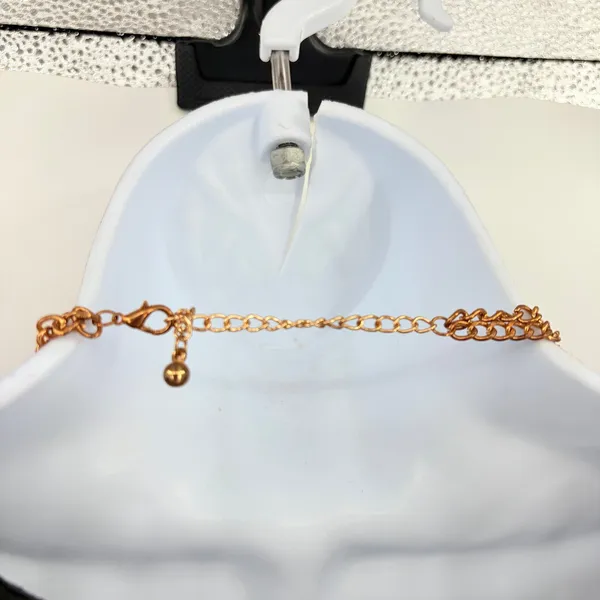 Gold Tone Rhinestone Harness Body Chain Necklace Y2K Glam Draped Festival Club - Image 5