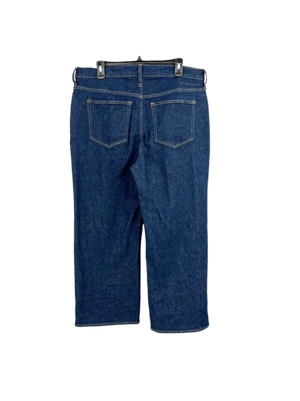 J.Crew Womens Slim-Wide High-Rise Semi-Stretch Denim Jeans Size 32 - Image 5