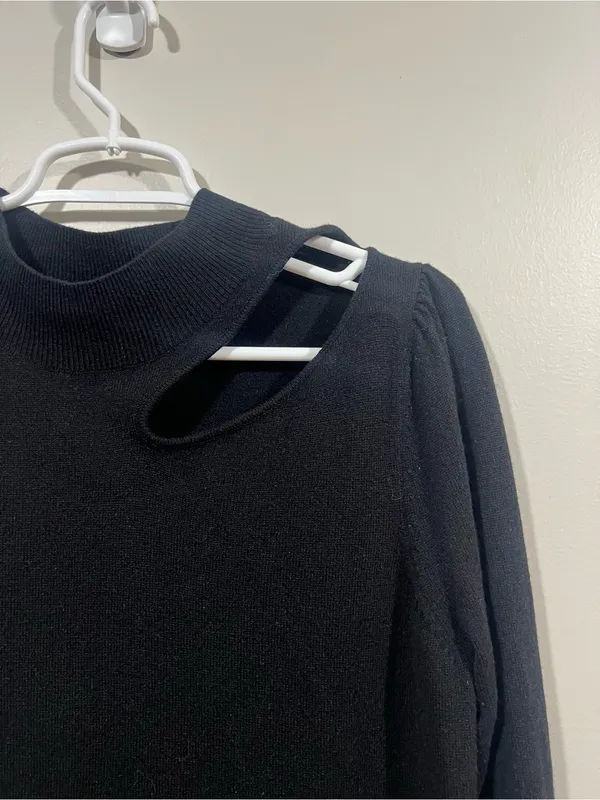 Generation Love Women’s Black Lulu Sweater Dress Size Medium - Image 6