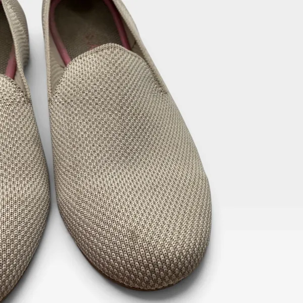 Rothys The Loafer Taupe Heather Knit Slip On Flats Shoes Womens 9 - Image 4