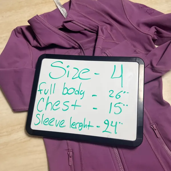 Lululemon Define Jacket Size 4 Purple Troon North Luon Full Zip Yoga Layer - Image 12