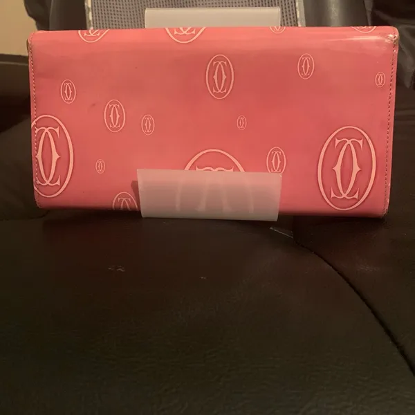 Cartier happy birthday wallet‎ with authentication card Pink - Image 3