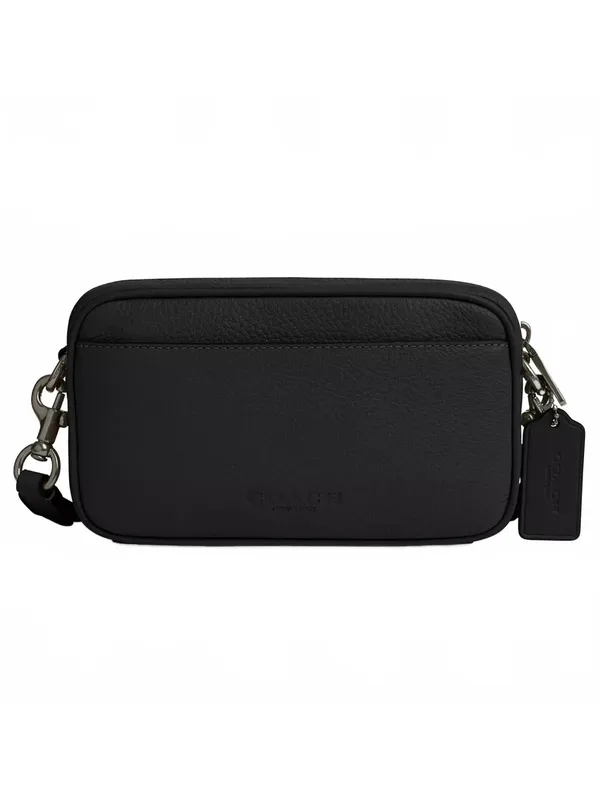 Coach Jayden Crossbody Bag NWT Black Pebbled Leather/Gunmetal - Image 2